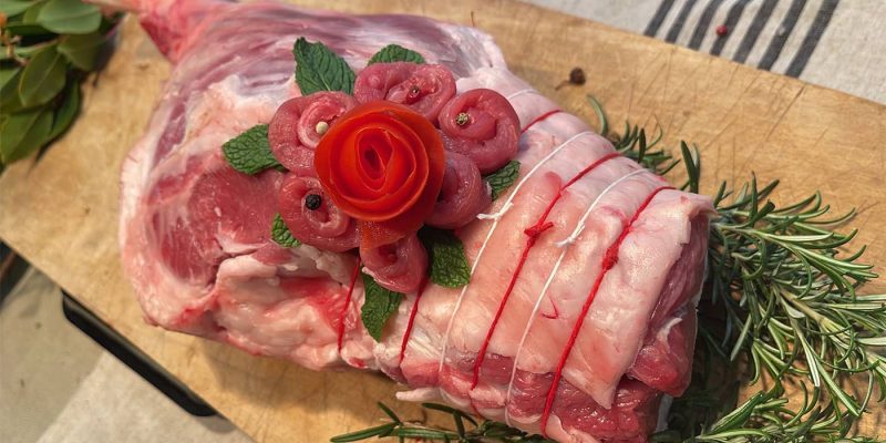 Gigot d'agneau avec os