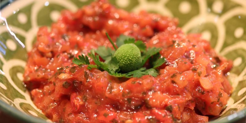 Tartare de tomates maison Parian